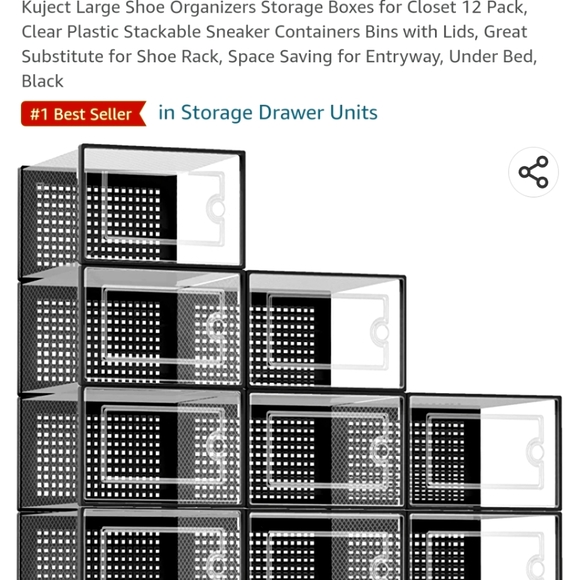 Shoe Display/Storage cases (12Pk) - Picture 1 of 3